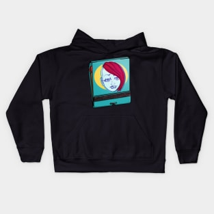 Scene Girl (blue) Kids Hoodie